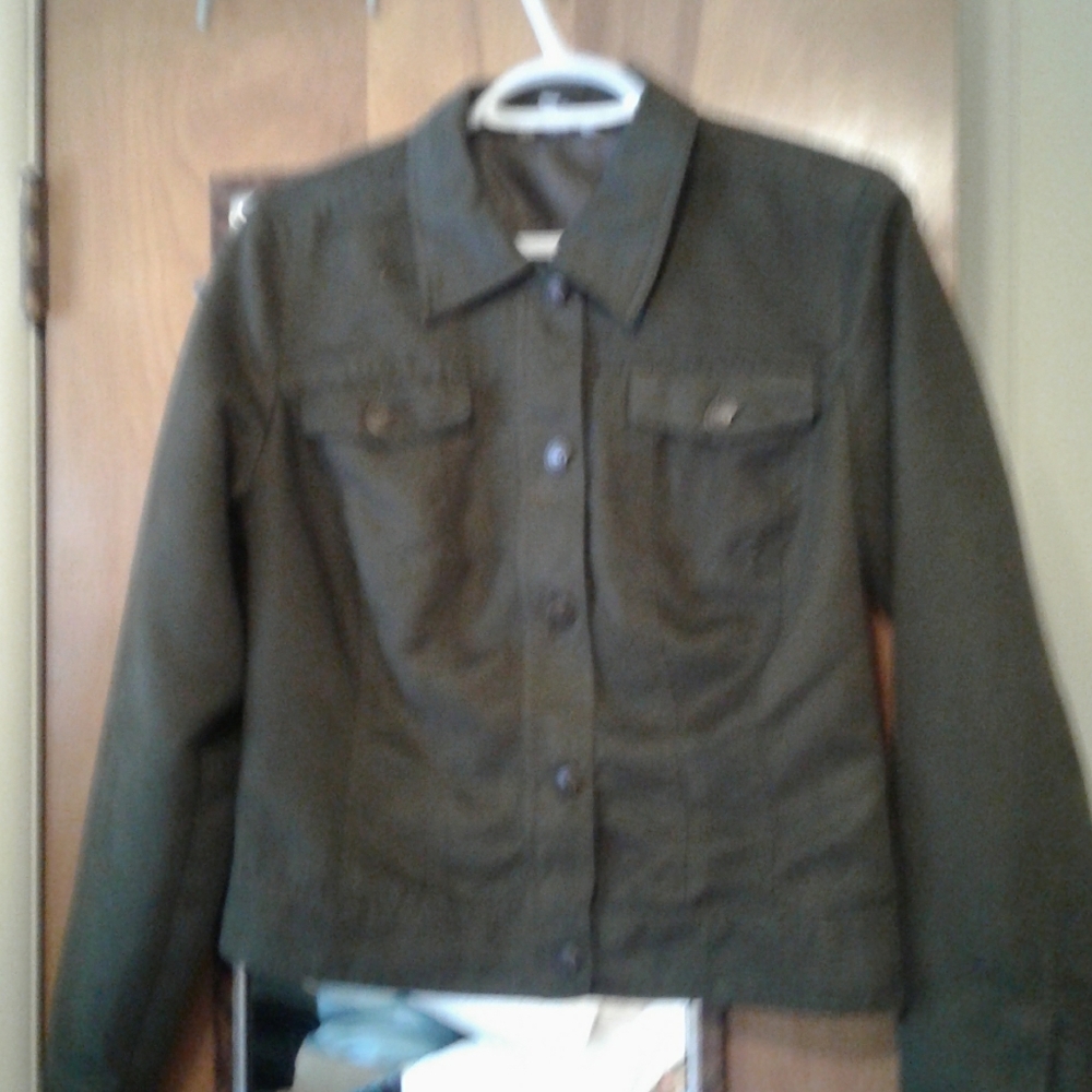 Faux Suede Bomber Jacket